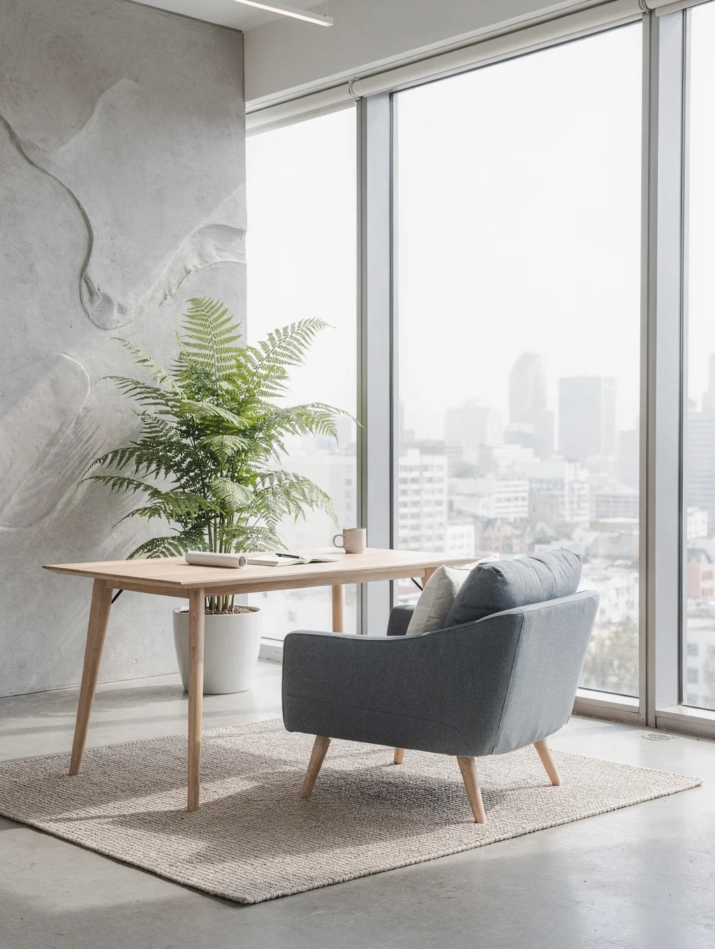 Calm and restorative therapy office space in San Francisco